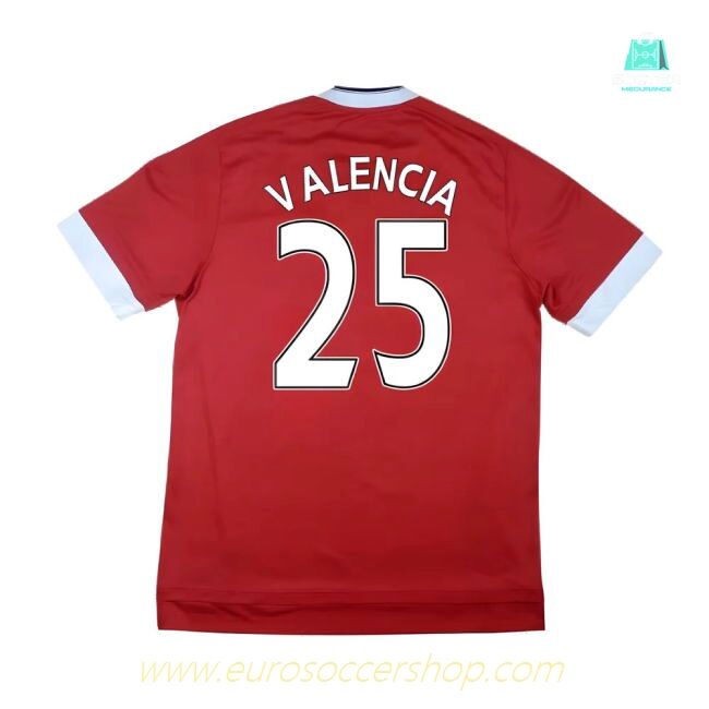 Manchester United 2015-16 Home Shirt (Excellent) (Valencia 25)