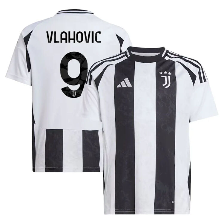 2425 Juventus Home Football Shirt vlahovic 9 - Official Replica 7843
