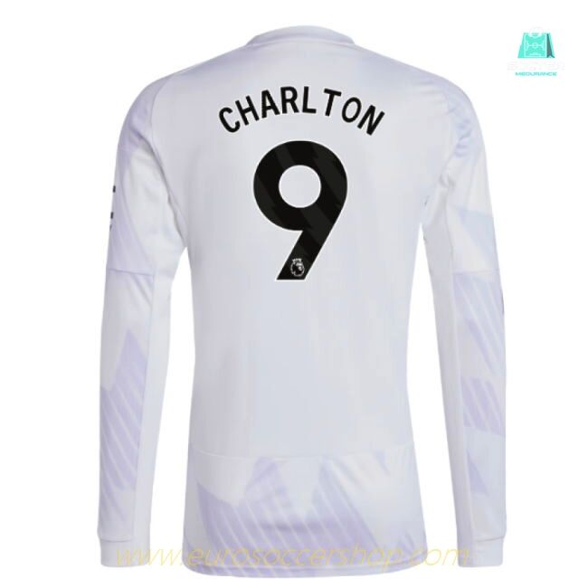 2025-2026 Man Utd Long Sleeve Away Shirt (Charlton 9)