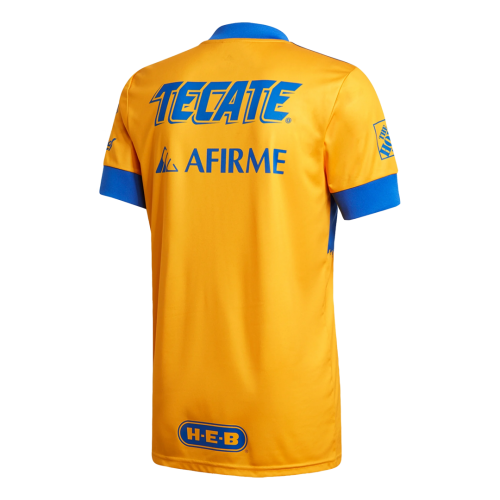Match Quality 20-21 Tigres UANL Home Yellow Soccer Jersey Shirt