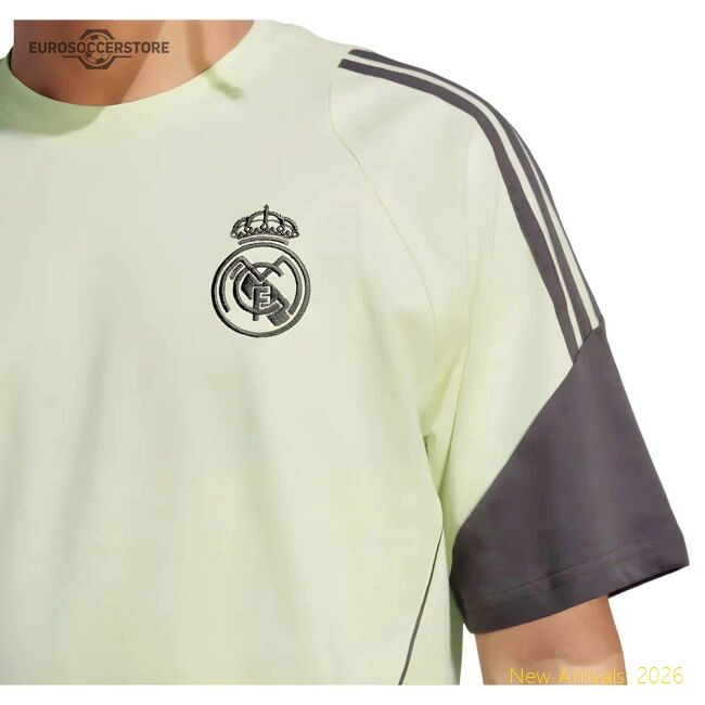 2025-2026 Real Madrid Training Tee (almost Lime) (trent 12)