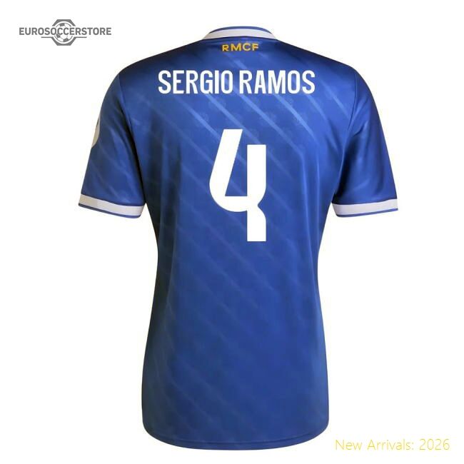 Premium 2025-2026 Real Madrid Third Jersey (sergio Ramos 4)