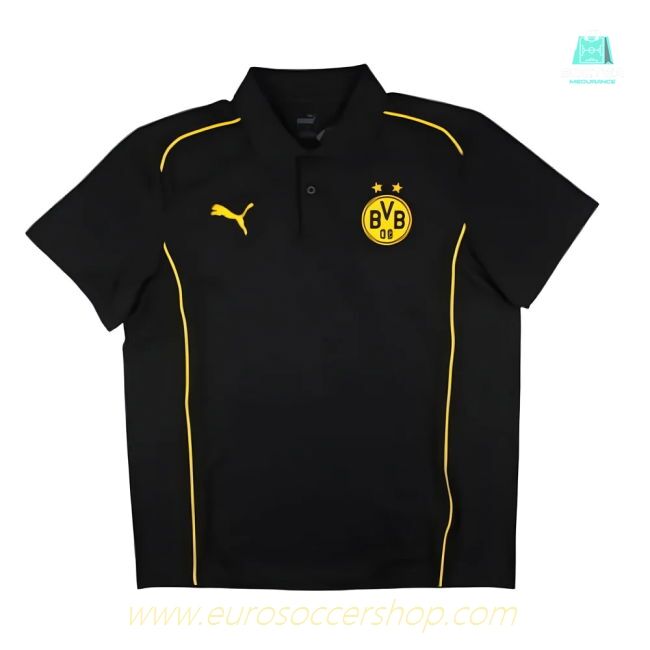 2024-2025 Borussia Dortmund Casuals Polo Shirt (Black)