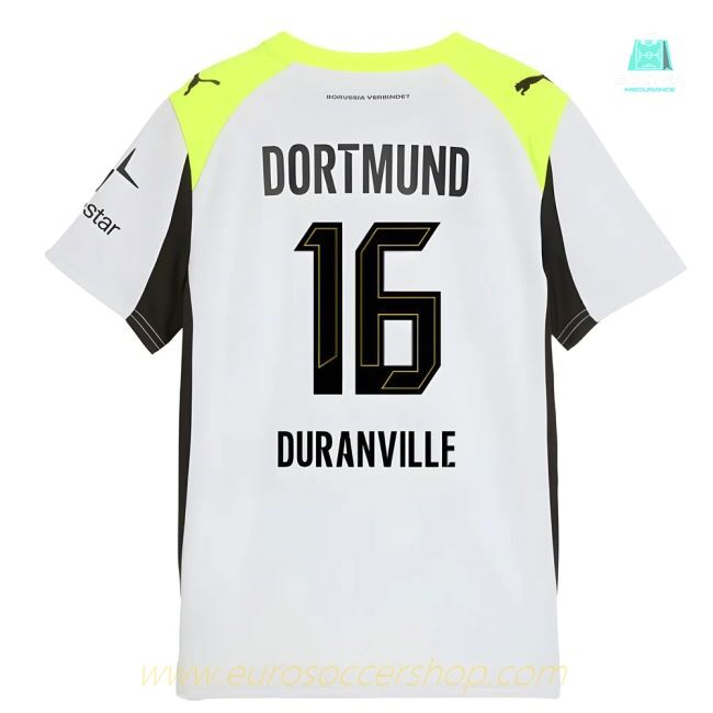 2025-2026 Borussia Dortmund Away Shirt (Kids) (Duranville 16)