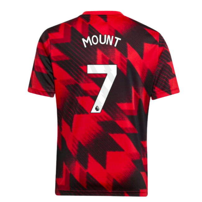 Trendy Man Utd 2025-2026 Man Utd Pre-Match Shirt (Red) - Kids (Moun...