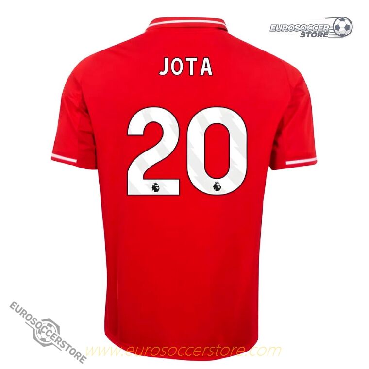 Nottingham Forest 2025-26 Home Jersey Featuring JOTA #25