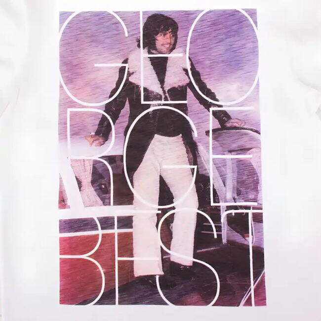 George Best Airlines T-Shirt (White)