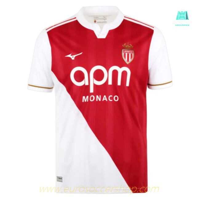 2025-2026 AS Monaco Home Shirt