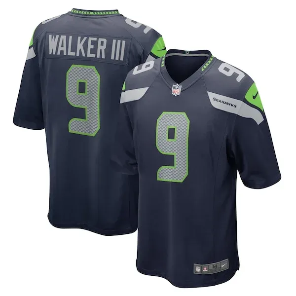 Performance Seattle Seahawks Game Jersey - Premium Navy NFL Fan Jer...