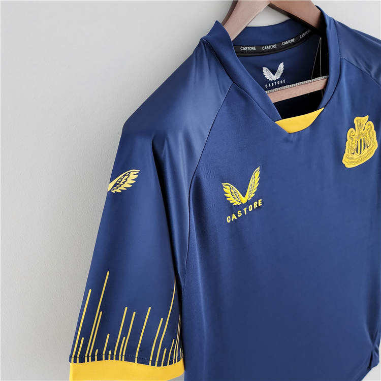 2223 Newcastle United Third Blue Soccer Jerseys Football Shirt -