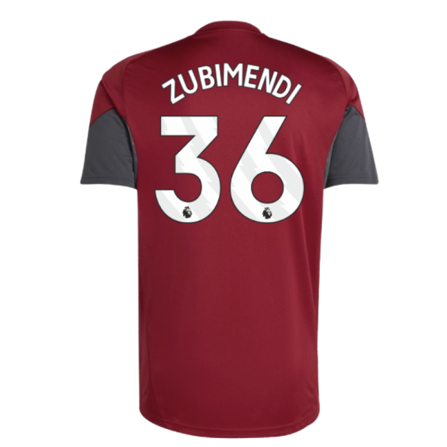 Zubimendi 36 2025 Edition Arsenal Training Football Shirt 2025-2026