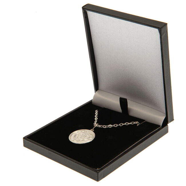 Manchester City FC Silver Plated Boxed Pendant (Match Day)