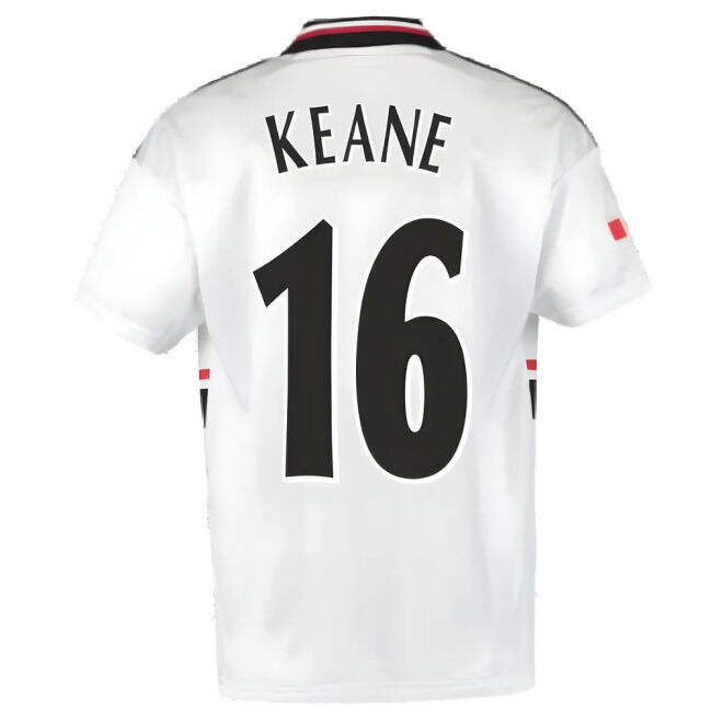 1999 Manchester United Away Football Shirt (KEANE 16)