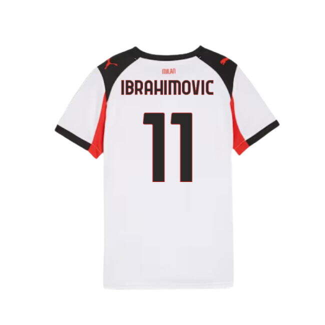 2025-2026 AC Milan Away Shirt (Kids) (Ibrahimovic 11)
