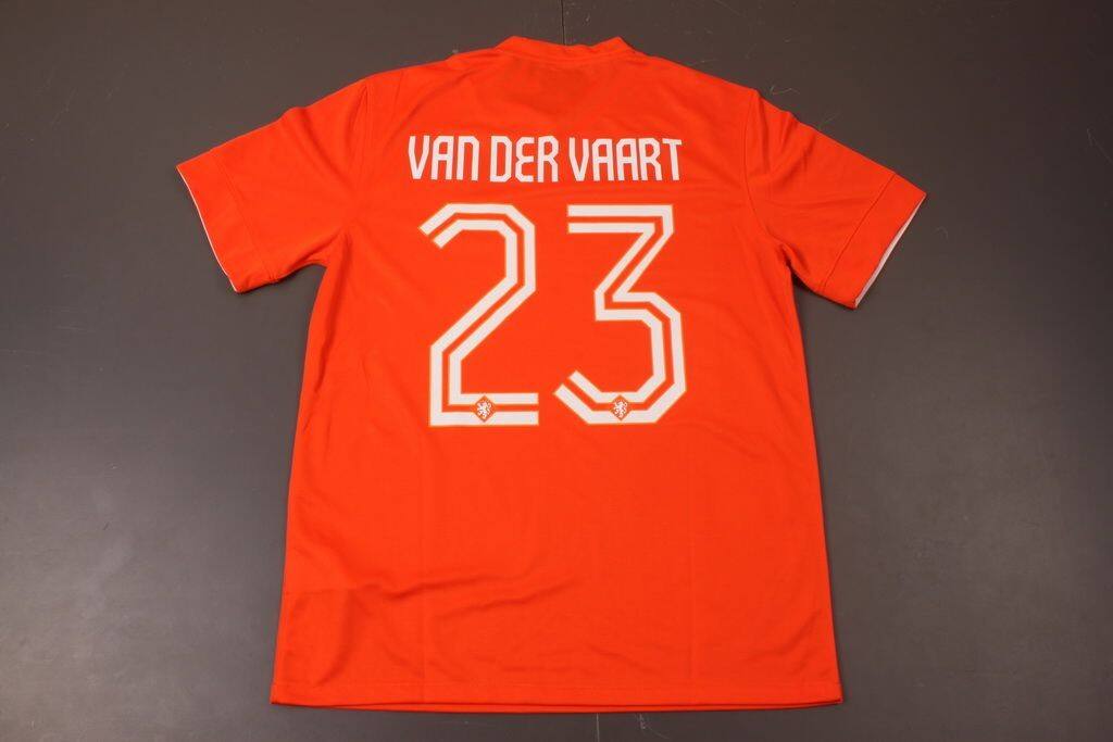 Netherlands 201415 Home Soccer Shirt 23 VAN DER VAART - Official