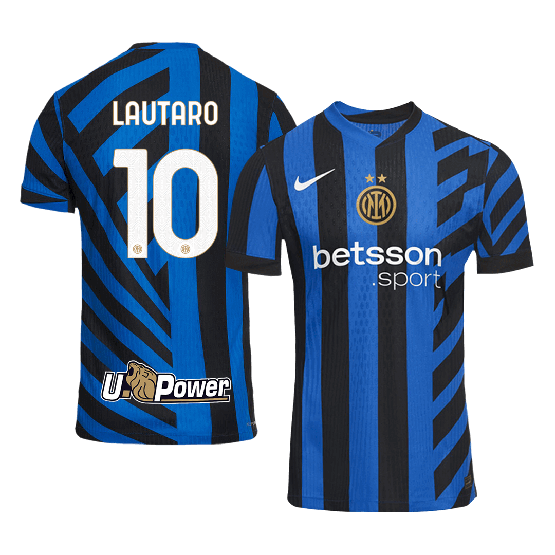 Player Version LAUTARO #10 Inter Milan Home Soccer Jersey 2024/25Authe
