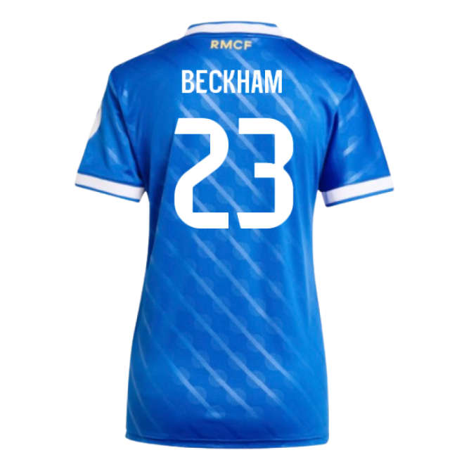 2025-2026 Genuina Camiseta Real Madrid Tercer - Mujeres Con Beckham 23