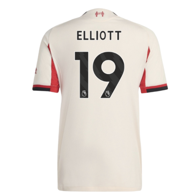 2025-20 Liverpool Authentic Away Football Shirt Elliott 19 L S