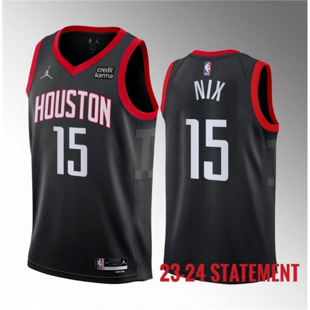 Classic Houston Rockets 15 Jersey Black - Must-Have Jersey