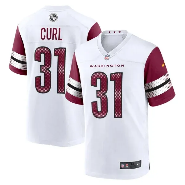 None Kamren Curl Game Jersey - White | NFL Player Jersey | NFL Footbal