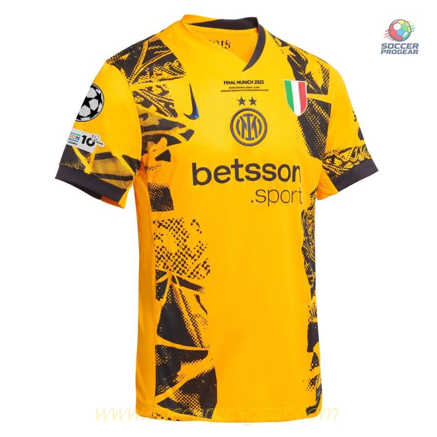 Inter Milan Third UCL Munich Final 2025 Youth Team Jersey