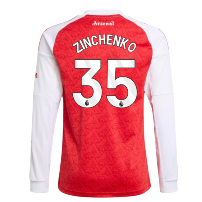 Arsenal 2025-20 Home Football Shirt with Zinchenko Printing L M S Kids