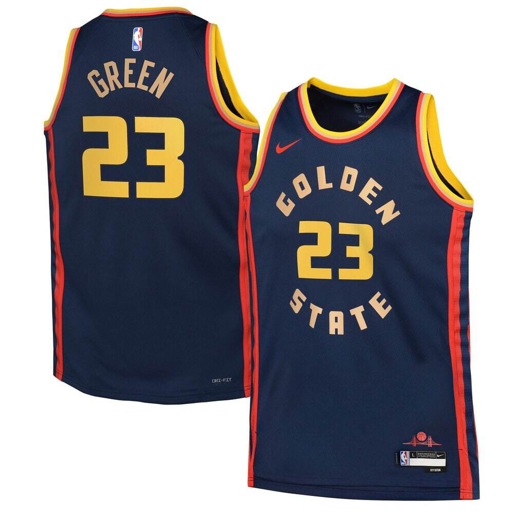 Official Golden State Warriors Navy Jersey - City Edition - Fan Favorite