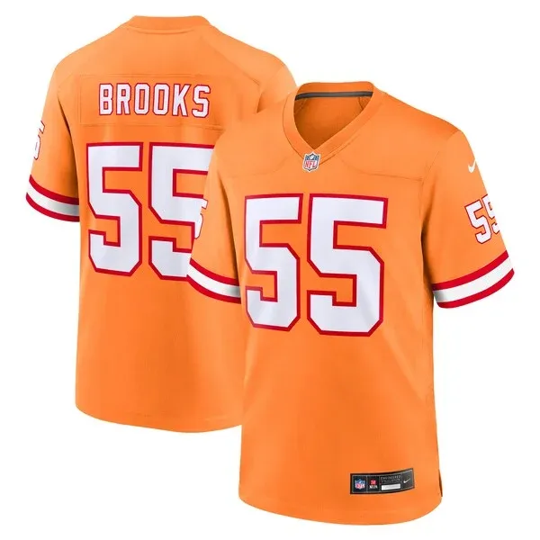 None Game Football Jersey - Orange  | football apparel | NFL Football