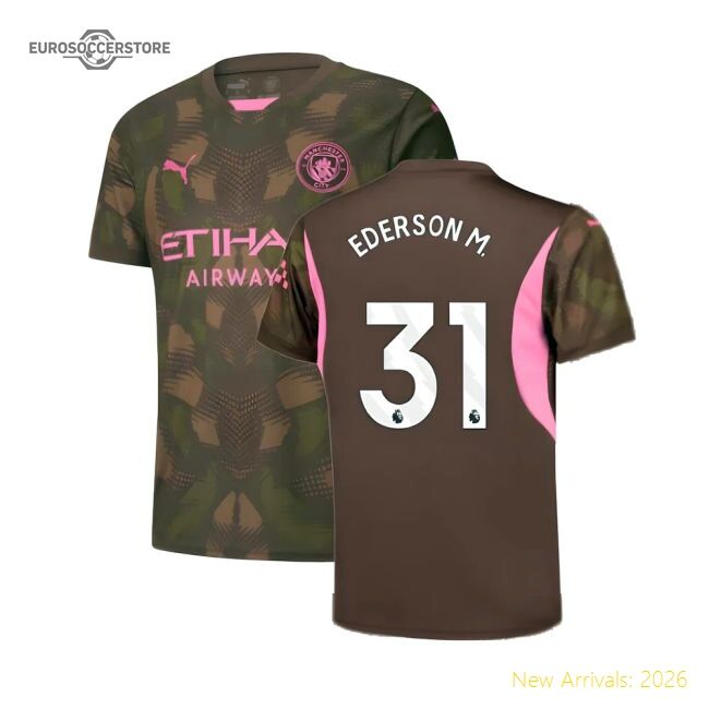 Premium 2024-2025 Man City Third Goalkeeper Shirt (espresso Brown)