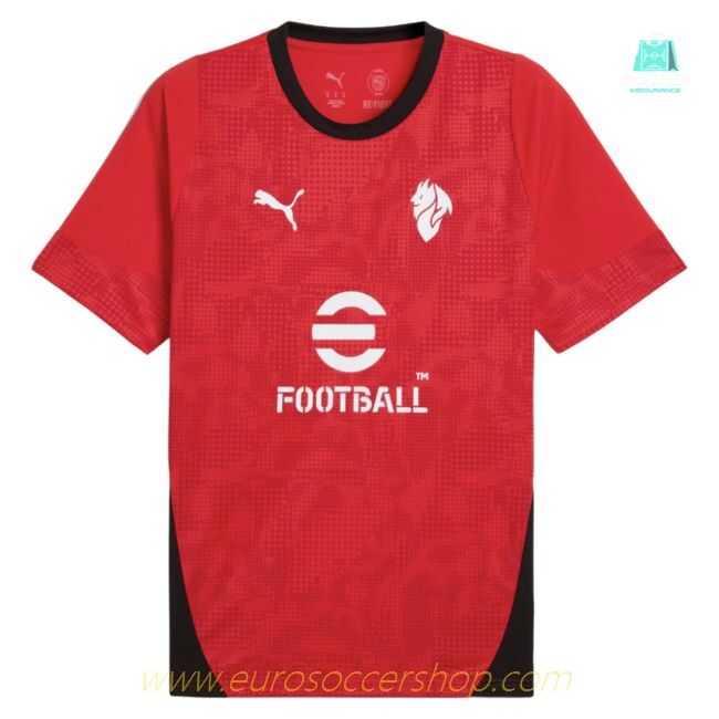 2025-2026 AC Milan Training Jersey (Red) (Ronaldo 99)