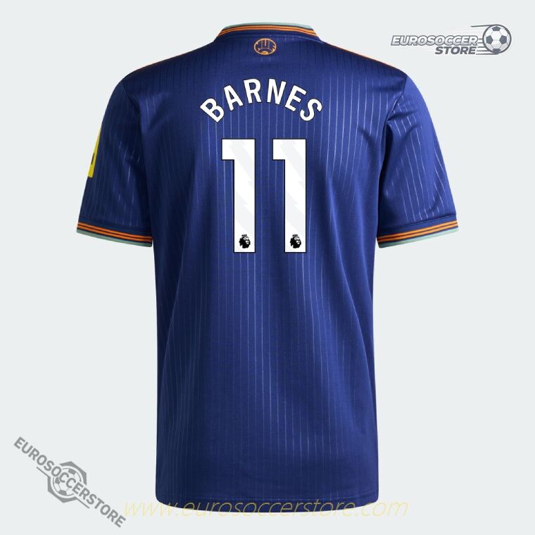Newcastle United Third BARNES 11 Football Jersey 25-26 Season