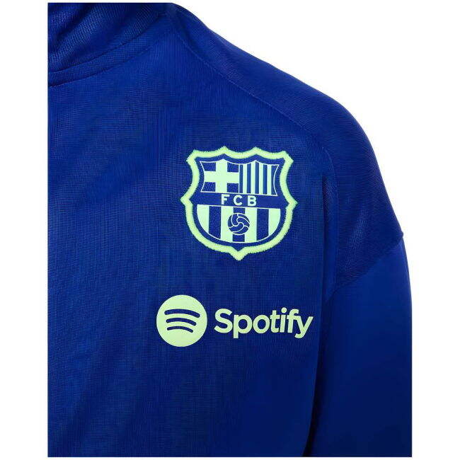 Kids Match Worn Style Barcelona Third Professional Jersey 2024-2025