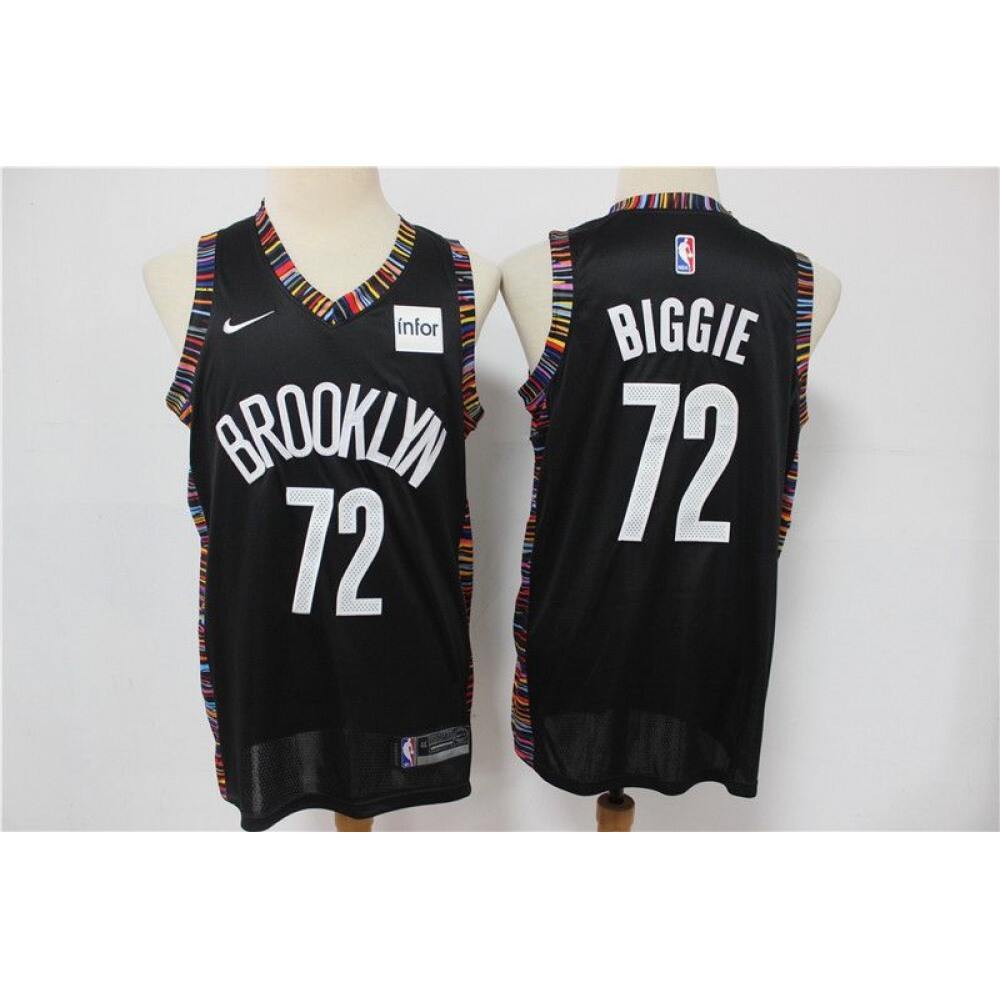 Authentic 72 Brooklyn Nets Black Jersey - City Edition - Basketball Fan Gear
