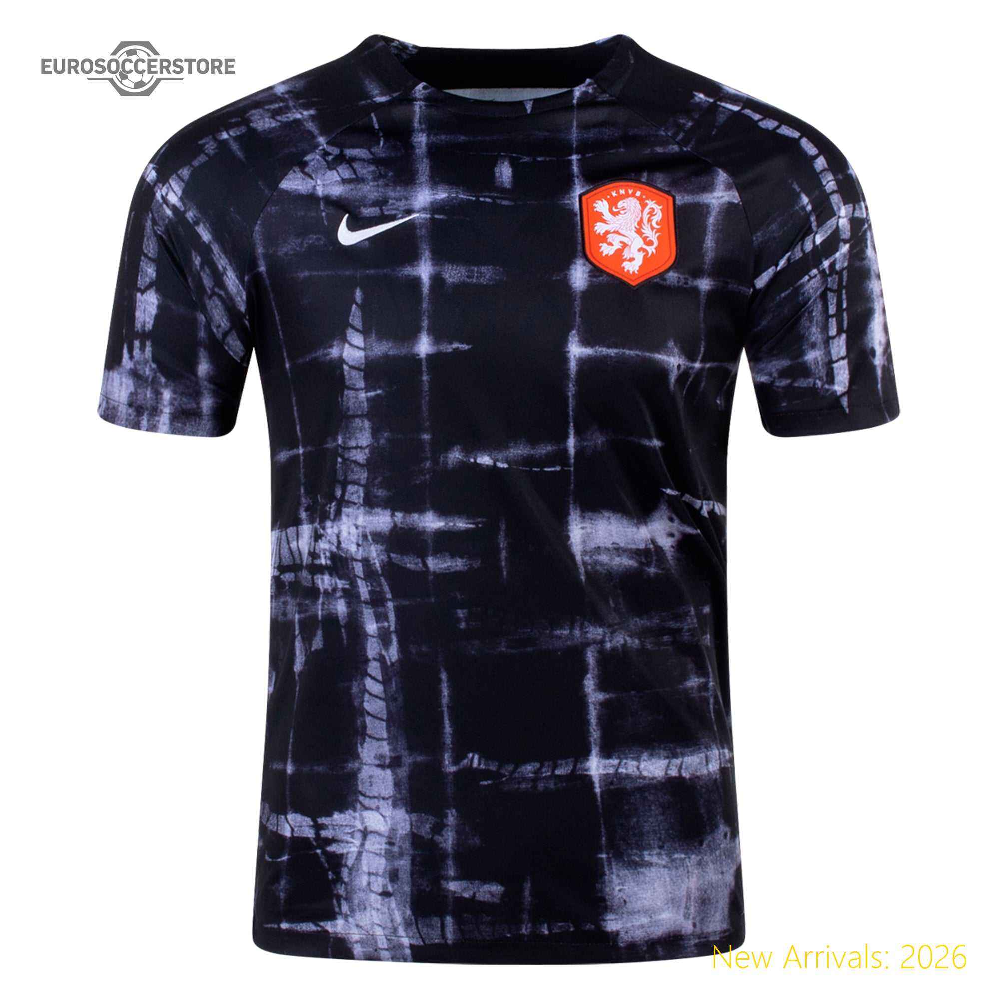 Adult Net Netherlands Pre Match Training Unknown Authentic Jersey 2022