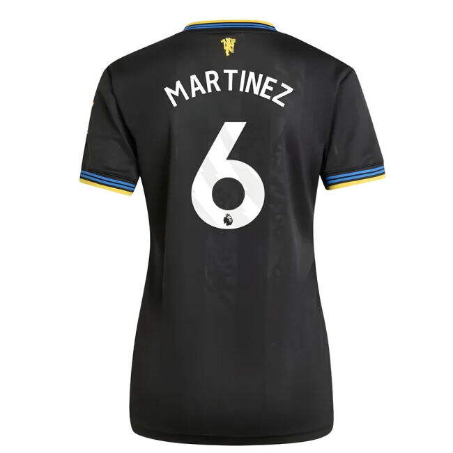 2025-20 Man Utd Third Soccer Jersey Martinez 6 M Women S