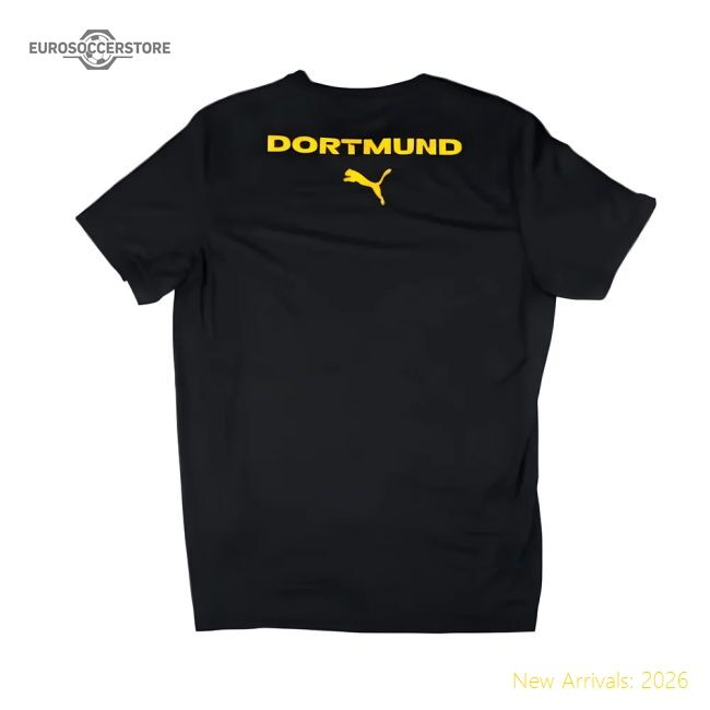Best-Selling 2024-2025 Borussia Dortmund Casuals Tee (Black)