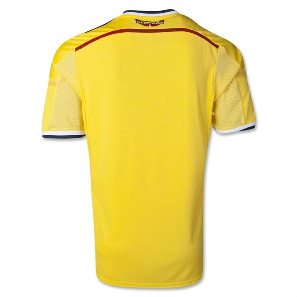 Advanced Fabric 2014 World Cup Colombia Home Yellow Jersey Shirt