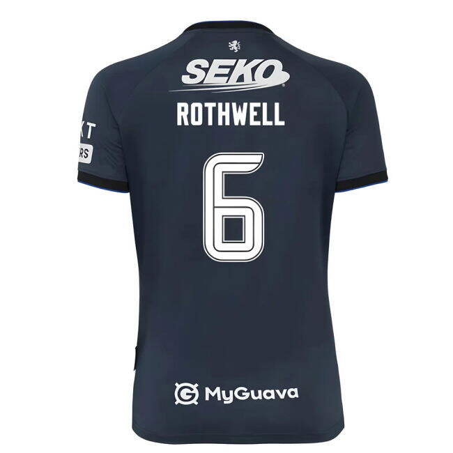 Gers Rothwell #6 Durable Material Fervent Fresh Look Fan Shirt Team...
