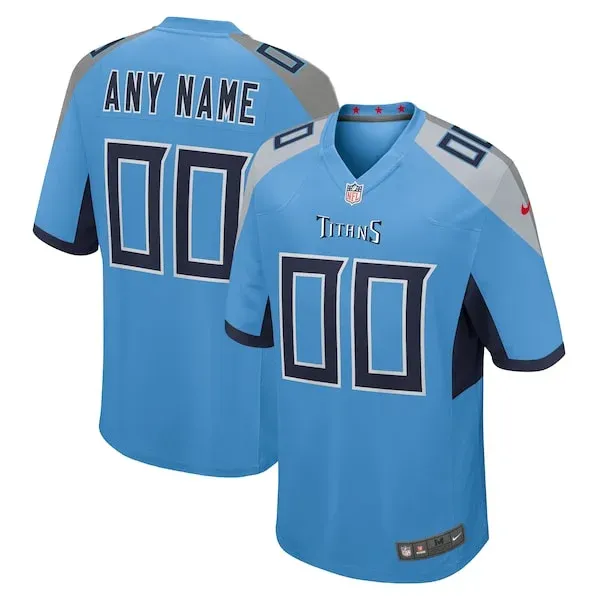 None Tennessee Titans Game Jersey - Blue | NFL Player Jersey