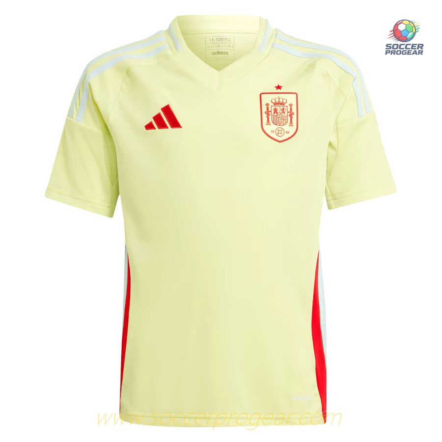 Spain Away Kids Football Kit Football Jersey 2024-2025 Collection Season