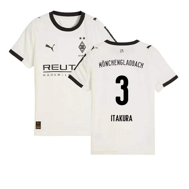 Official Licensed Football Borussia Mgb Home Shirt Kids Itakura #3...