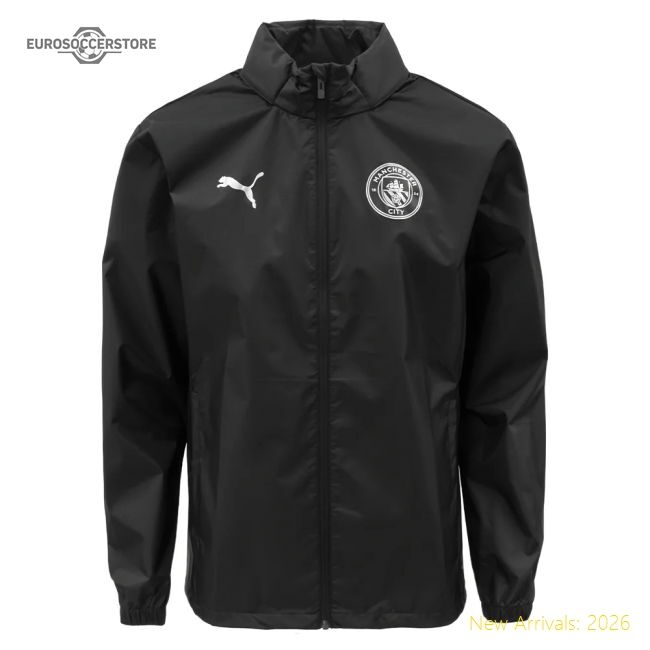 Authentic 2025-2026 Man City Training All-weather Jacket (black)