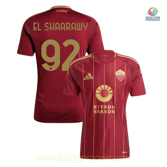 AS Roma Home Team Jersey 2024-2025 Season El Shaarawy