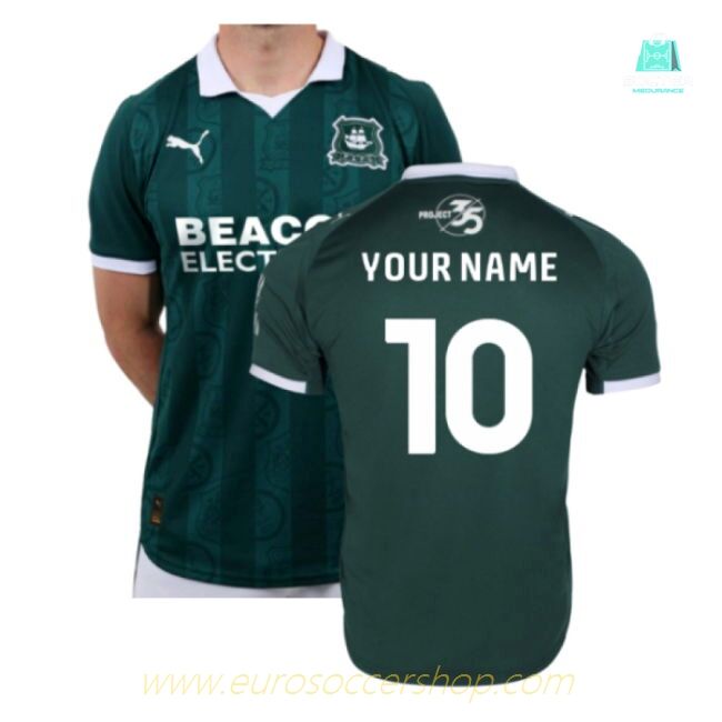 2025-2026 Plymouth Argyle Home Shirt (Your Name)