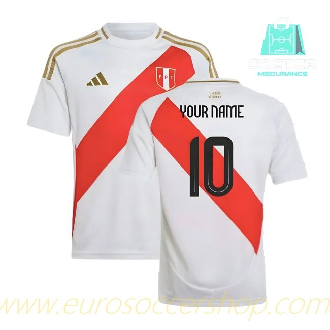 2024-2025 Season Peru Home Football Shirt FIFA Approved Children
