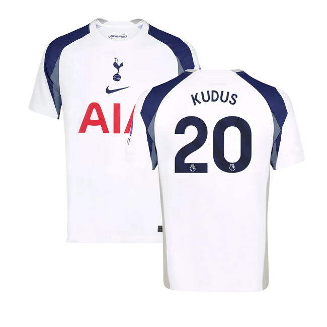 2025-2026 Tottenham Hotspur Home Jersey (Kudus 20)