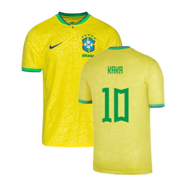 Match 2022-2023 Brazil Little Boys Home Shirt (Kaka 10)
