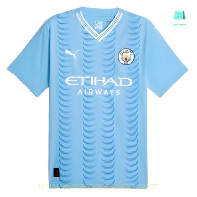 2023-2024 Man City Authentic Home Shirt