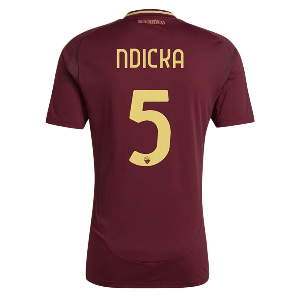 AS Roma 2425 Home Shirt NDICKA 5 - Official Replica 10435