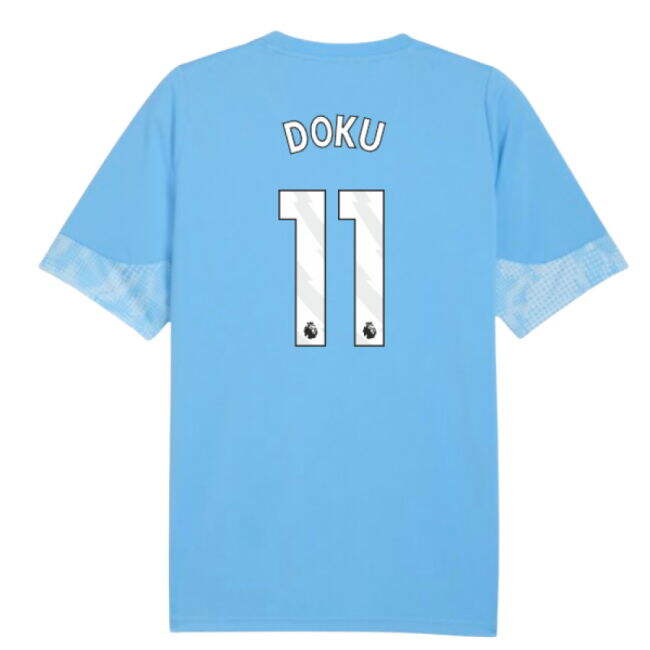 2025-20 Man City Training Football Kit Doku Printing L M S